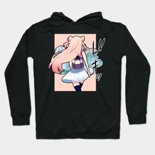 Heart thumping pastel anime girl Hoodie